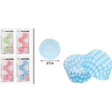  MUFFINPAPÍR KÉK/FEHÉR KOCKÁS 7CM 80DB/CSOM konyhai eszköz