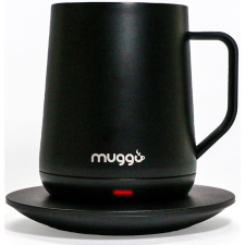 muggo Power Mug intelligens bögre állítható hőmérséklettel szín Black 320 ml bögrék, csészék