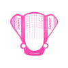  Műköröm sablon 50db #004 Summer pink
