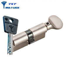  Mul-T-Lock 7x7 törésvédett gombos biztonsági zárbetét 45/50 zár és alkatrészei