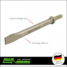 Müller-Werkzeug Vibro kalapács XL-hez 1 db Lapos Vésőszár L300 mm (MLR-290 318) kalapács