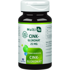 Multi 4U Cink-glükonát vegán tabletta 90db vitamin és táplálékkiegészítő