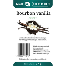 Multi 4U Countryside Bourbon vanília őrölt 1g alapvető élelmiszer