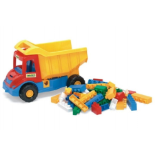 Multi truck dömper, építőkockákkal homokozójáték
