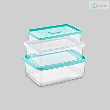  Multibox szett ételtartó téglalap alakú papírárú, csomagoló és tárolóeszköz