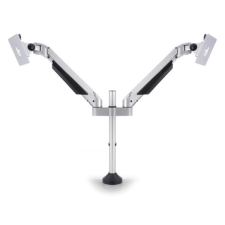 Multibrackets asztali rögzítő Gas Lift Dual, dönthető, forgatható 15-32&quot;, ezüst tv állvány és fali konzol