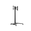 Multibrackets Gurulós padlóállvány, M Display Stand 180 Single Black (24-65", max.VESA: 700x400 mm, 50kg)