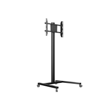 Multibrackets gurulós padlóállvány, m display stand 180 single black (24-65&quot;, max.vesa: 700x400 mm, 50kg) 7350073730643 tv állvány és fali konzol