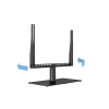 Multibrackets M VESA Tablestand Turn 46"-60" LCD TV/Monitor asztali tartó - Fekete (1 kijelző)