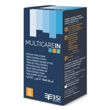MultiCare IN Koleszterin tesztcsík (25db-os) gyógyászati segédeszköz