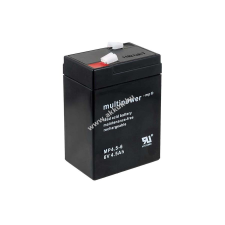 Multipower Helyettesítő akku vadászlámpa (Multipower) MP4,5-6 barkácsgép akkumulátor