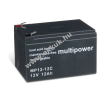 Multipower Ólom akku 12V 12Ah (Multipower) típus MP12-12C ciklusálló, ciklikus
