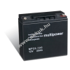 Multipower Ólom akku 12V 22Ah (Multipower) típus MP22-12C ciklusálló