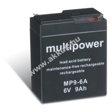 Multipower Ólom akku 6V 9Ah (Multipower) típus MP9-6A barkácsgép akkumulátor