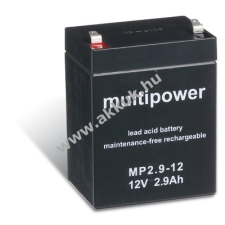 Multipower Ólom akku (Multipower) típus MP2,9-12 barkácsgép akkumulátor