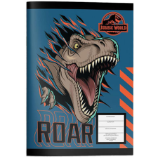 MULTIPRINT Must... Jurassic World vonalas füzet színezõvel 40 lapos kétféle változatban füzet