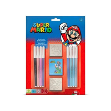 MULTIPRINT Super Mario nyomdaszett 2 darabos, 8 db filctollal kreatív és készségfejlesztő