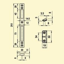  MULTISOFT, GU zárólem, grn főzár+4 EURONUTOS zár és alkatrészei