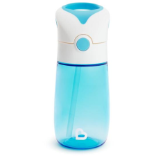  Munchkin Flip &amp; Go™ szívószálas pohár, kék, 355 ml (5019090903271) kulacs, kulacstartó