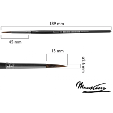 Munkácsy ecset, mókusszőr, tű M66-4 ecset