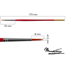 Munkácsy ecset, tű, gold szintetikus M7500R-1 ecset