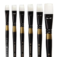 Munkácsy M500P Munkácsy fehér szintetikus lapos ecset - 04 ecset