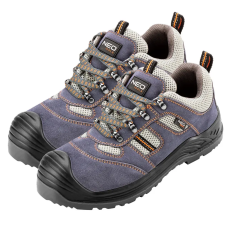  Munkavédelmi cipő, velúrbőr, CE, 47, S1P SRA