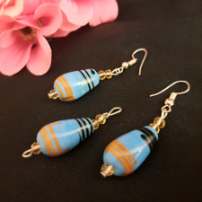  Muránói üveg szett/444/ ékszer szett