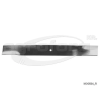 Murray Fűnyíró kés Murray 21661, 21665 531mm, 10mm, 1 furatos utángyártott