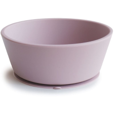 MUSHIE Silicone Suction Bowl szilikon tálka tapadókoronggal Soft Lilac 1 db babaétkészlet
