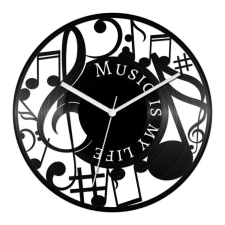  Music is my life bakelit óra falióra