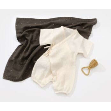  Muslin overall, BabyCosy, 100% biopamut, Ecru (Méret: 9-12 hónap) rugdalózó