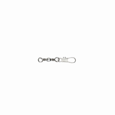 MUSTAD BARREL SWIVEL WITH INTERLOCK SNAP 1/0×B5 6DB/CSOMAG horgászkiegészítő