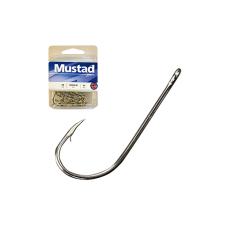 MUSTAD LONG SHANK BEAK 3/0 NICKEL 25PCS/BAG horog