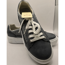  Mustang platformos szürke sneaker női cipő