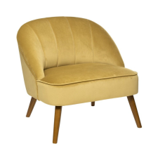  Mustársárga kagyló fotel bútor
