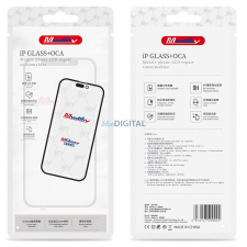 Musttby előlapi üveg + OCA - Samsung Galaxy A7 (2018) mobiltelefon, tablet alkatrész