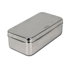 Műszerdoboz rozsdamentes 20x10 cm gyógyászati segédeszköz