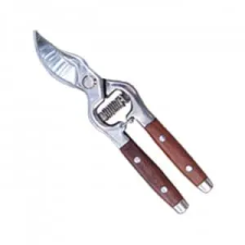 MUTA Metszőolló kovácsolt 20cm polírozott penge fa nyéllel Muta metszőolló