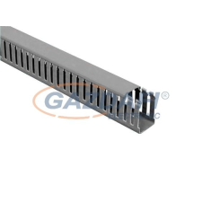 MUTLUSAN Perforált kábelcsatorna fedéllel, szürke , 40x60, 2m villanyszerelés