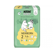 MUUMI Baby 2 Newborn 3-6 kg (58 db), öko pelenkák pelenka