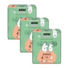 MUUMI Baby 4 Maxi 7-14 kg (138 db), havi csomag eco pelenka pelenka