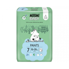 MUUMI Baby Pants 7 XL 16-26 kg (34 db), havi csomag ökopelenka pelenka