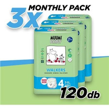 MUUMI BABY Walkers Maxi 4-es méret - havi csomag (120 db) pelenka