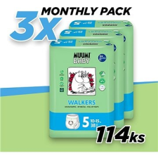 MUUMI BABY Walkers Maxi+ 5-ös méret - havi csomag (114 db) pelenka