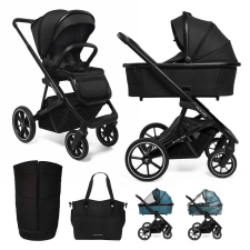 MUUVO Kočík kombinovaný Slick 2.0 set 2v1 Classic black babakocsi