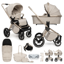 MUUVO Quick Boho 2in1 Kombinált babakocsi szett, Beige (INGYENES SZÁLLÍTÁS!) babakocsi