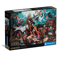 Művészet A Lázadó angyalok bukása Bruegel 1000 db-os Compact puzzle Clementoni puzzle, kirakós