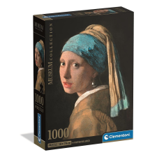 Művészet Girl with a Pearl Earring 1000 db-os Compact puzzle Clementoni puzzle, kirakós