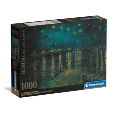 Művészet Starry Night Over the Rhône 1000 db-os Compact puzzle Clementoni puzzle, kirakós